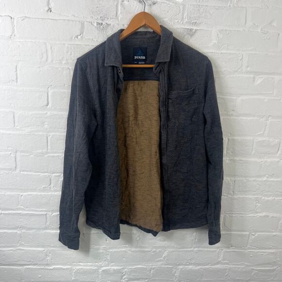 PrAna Women's Button Front Cardigan Sweater Long Sleeve Solid Gray Size Small - Picture 1 of 5
